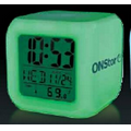 5 Day Imprinted Light Up Color Change LED Digital Alarm Clock